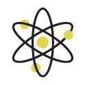 atomic symbol icon
