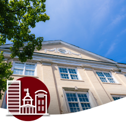 "ENGAGE" over image of Maxcy College