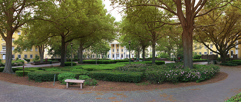 Womens Quad courtyard