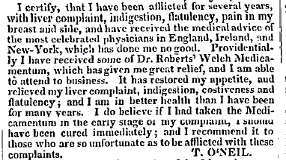 Example testimonial from the Western Recorder Example testimonial from the Western Recorder