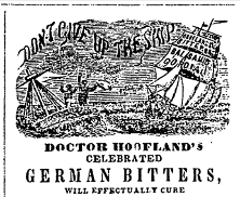 Example advertisement from the Plattsburg Republican Example advertisement from the Plattsburg Republican