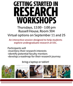 flier for getting started workshop