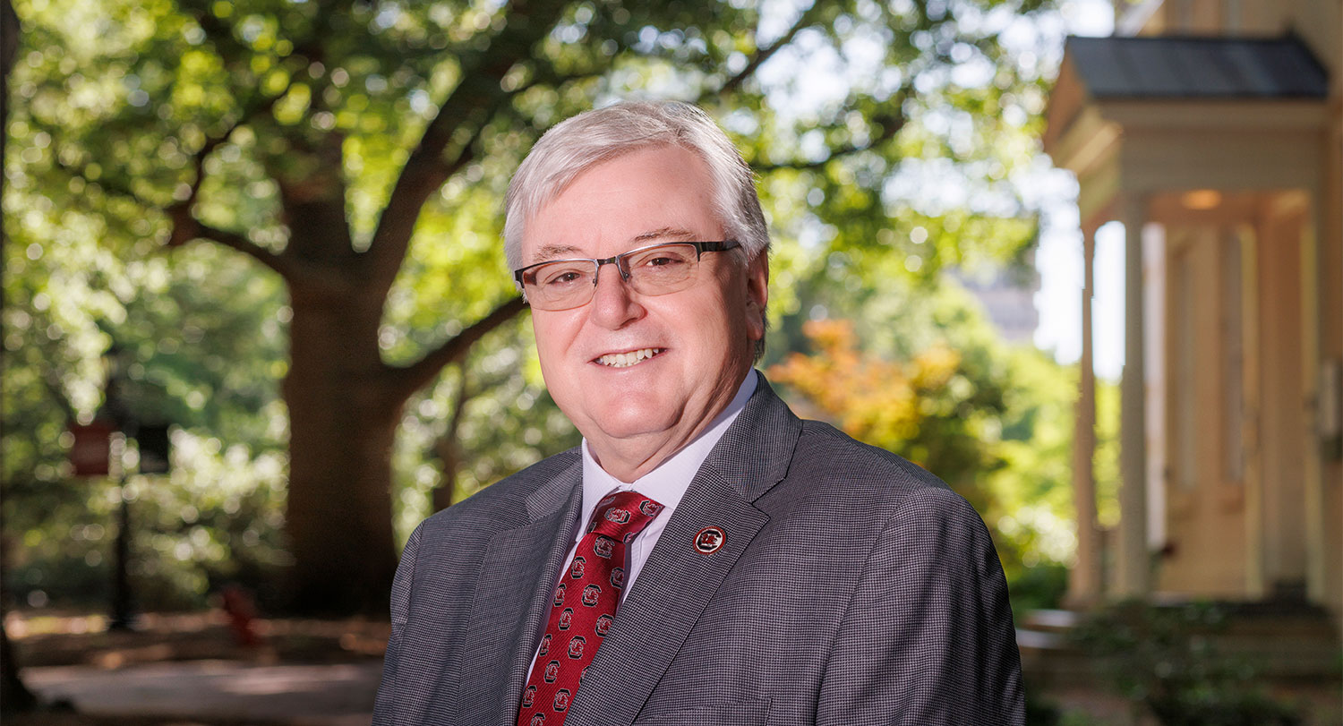 Portrait of President Michale Amiridis.