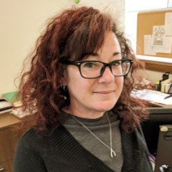 Portrait of Kim Fanning, Administrative Assistant.