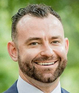 Portrait of Hunter Boehme, Assistant Professor.