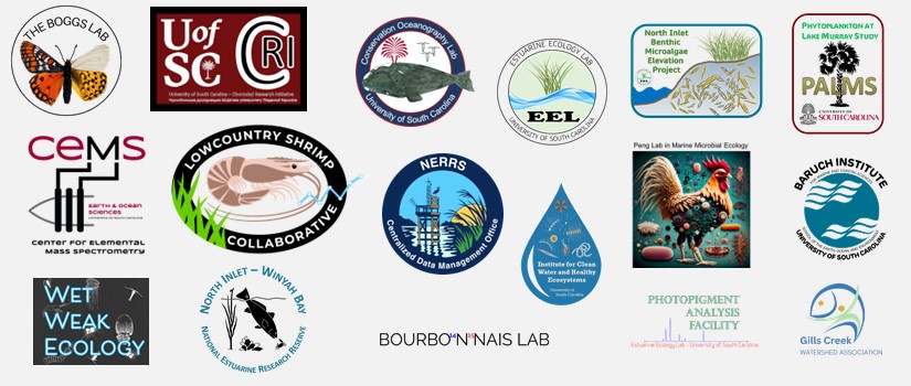 Various lab logos displayed on one banner