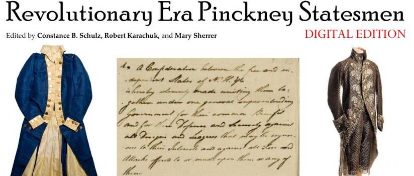 Outfits and writing from the Pinckney collection