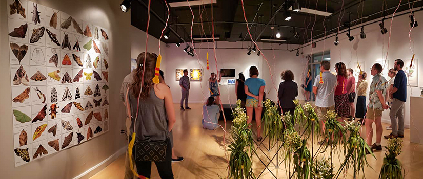 McMaster gallery with artwork