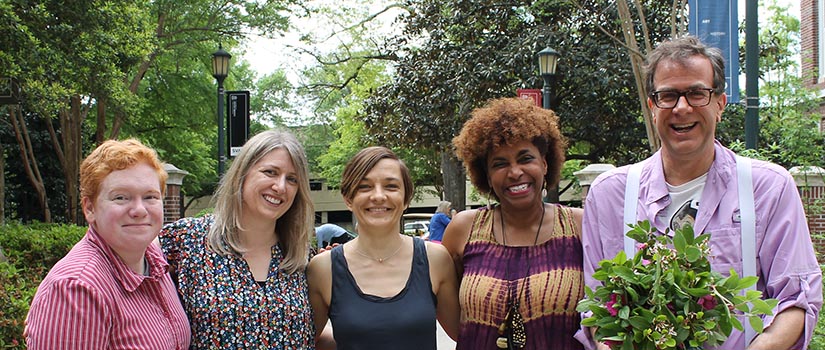 faculty members at the 2019 awards day ceremony