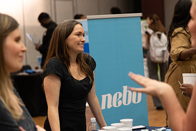 career fair representative from nebo