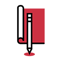 icon of paper with pencil
