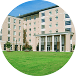 Outside the Honors Residence Hall