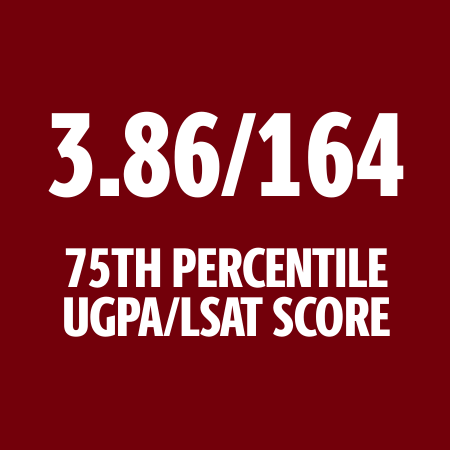 UGPA/LSAT - 75 Percentile (3.86/164)
