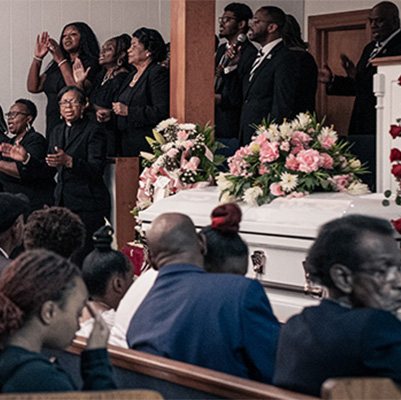 Funeral at Carron Funeral Home