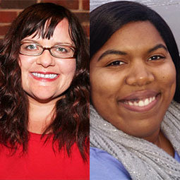 Carrie Draper and Ashley Page Carrie Draper and Ashley Page