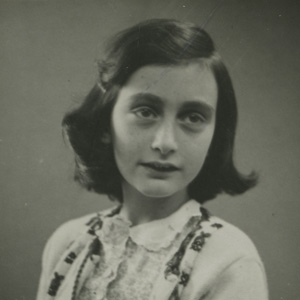 archival image of diarist Anne Frank