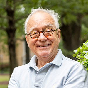 Jacob Shuford poses on USC Horseshoe